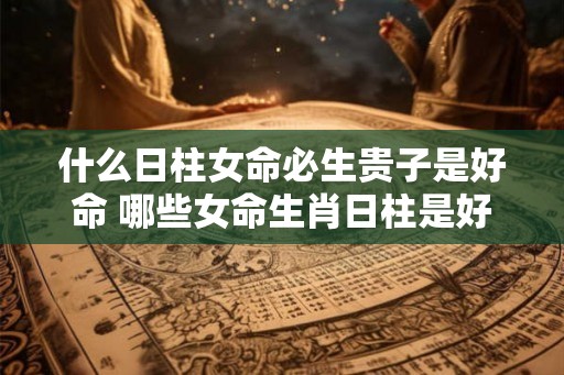 什么日柱女命必生贵子是好命 哪些女命生肖日柱是好命