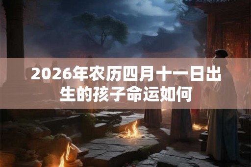 2026年农历四月十一日出生的孩子命运如何 2026年农历四月十一日出生的孩子命运如何