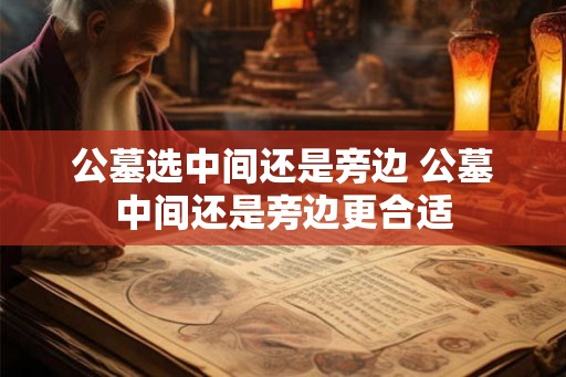 公墓选中间还是旁边 公墓中间还是旁边更合适 公墓选中间还是旁边 公墓中间还是旁边更合适