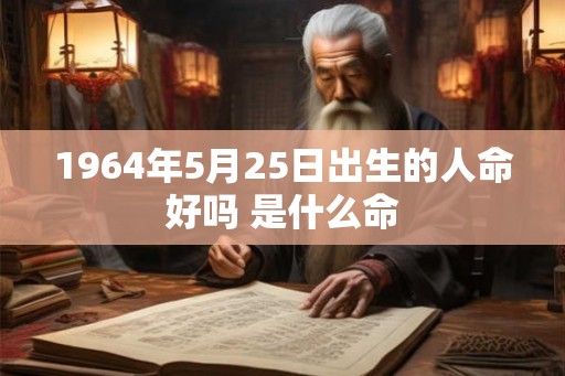 1964年5月25日出生的人命好吗 是什么命