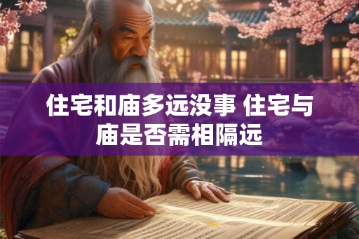 住宅和庙多远没事 住宅与庙是否需相隔远
