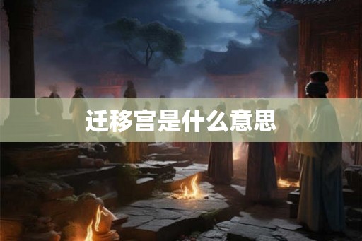 迁移宫是什么意思