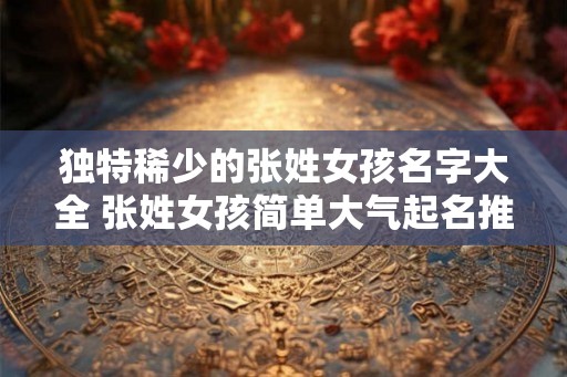 独特稀少的张姓女孩名字大全 张姓女孩简单大气起名推荐