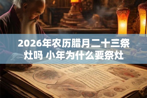 2026年农历腊月二十三祭灶吗 小年为什么要祭灶