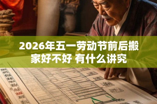 2026年五一劳动节前后搬家好不好 有什么讲究