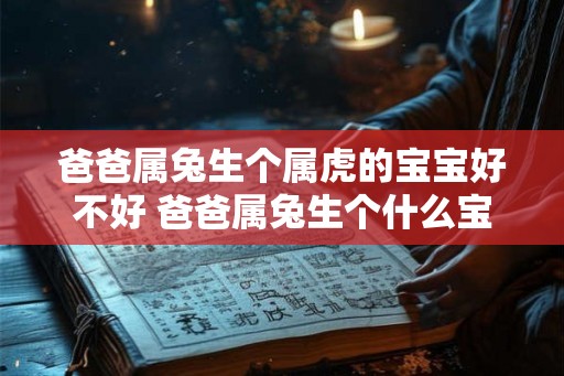 爸爸属兔生个属虎的宝宝好不好 爸爸属兔生个什么宝宝好