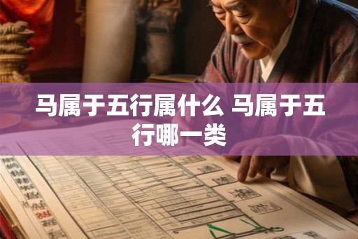 马属于五行属什么 马属于五行哪一类