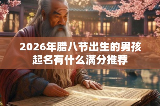 2026年腊八节出生的男孩起名有什么满分推荐