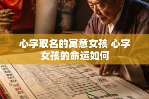 心字取名的寓意女孩 心字女孩的命运如何