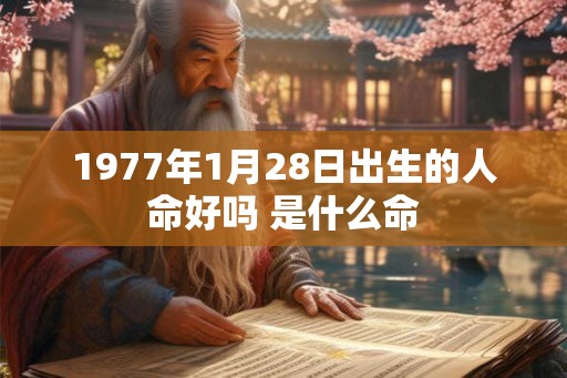 1977年1月28日出生的人命好吗 是什么命