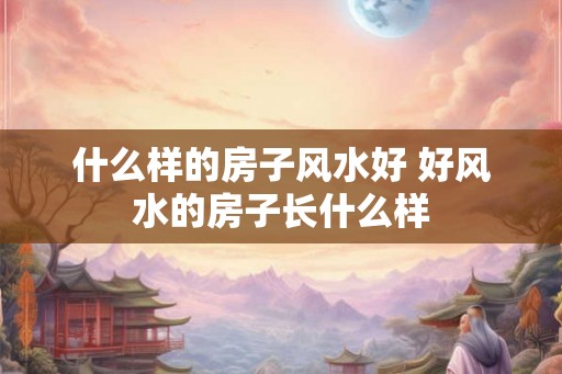 什么样的房子风水好 好风水的房子长什么样