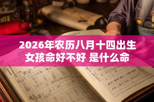 2026年农历八月十四出生女孩命好不好 是什么命