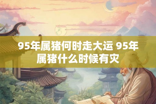 95年属猪何时走大运 95年属猪什么时候有灾