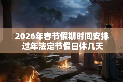 2026年春节假期时间安排 过年法定节假日休几天