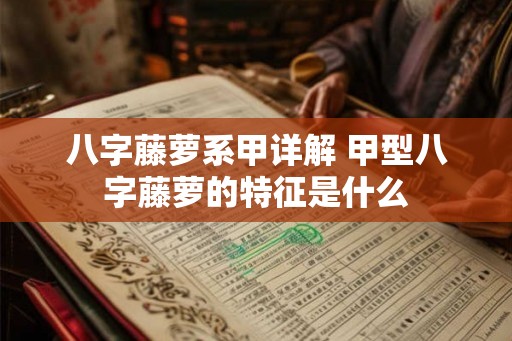 八字藤萝系甲详解 甲型八字藤萝的特征是什么