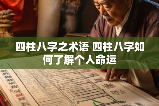 四柱八字之术语 四柱八字如何了解个人命运
