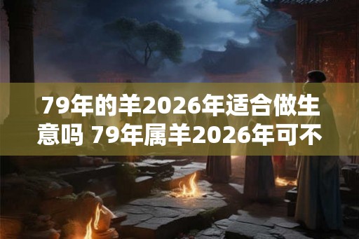 79年的羊2026年适合做生意吗 79年属羊2026年可不可以创业