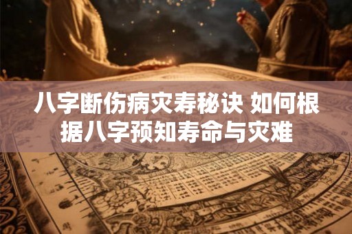 八字断伤病灾寿秘诀 如何根据八字预知寿命与灾难