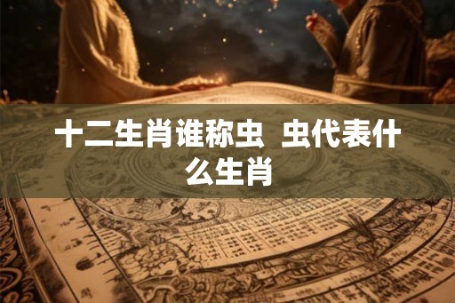 十二生肖谁称虫  虫代表什么生肖