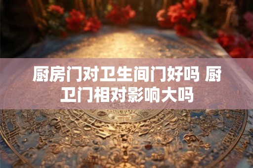 厨房门对卫生间门好吗 厨卫门相对影响大吗