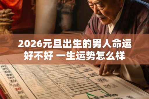 2026元旦出生的男人命运好不好 一生运势怎么样
