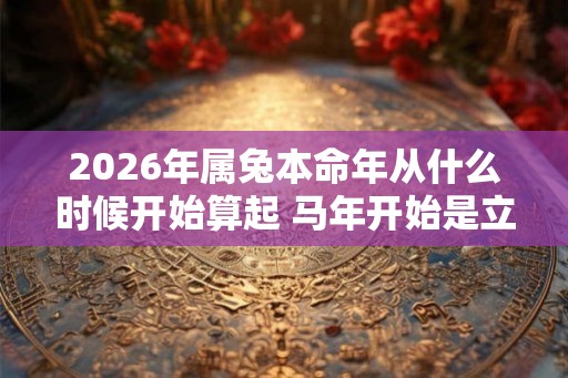 2026年属兔本命年从什么时候开始算起 马年开始是立春还是大年初一