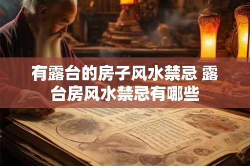 有露台的房子风水禁忌 露台房风水禁忌有哪些 有露台的房子风水禁忌 露台房风水禁忌有哪些