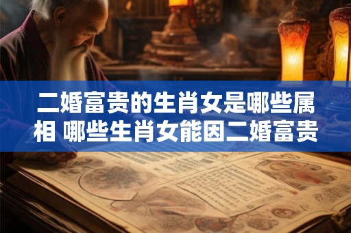 二婚富贵的生肖女是哪些属相 哪些生肖女能因二婚富贵