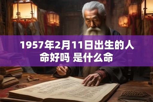 1957年2月11日出生的人命好吗 是什么命