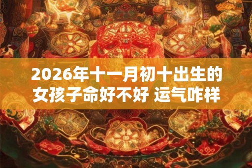 2026年十一月初十出生的女孩子命好不好 运气咋样