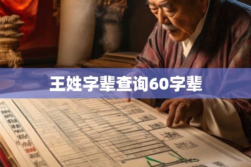 王姓字辈查询60字辈