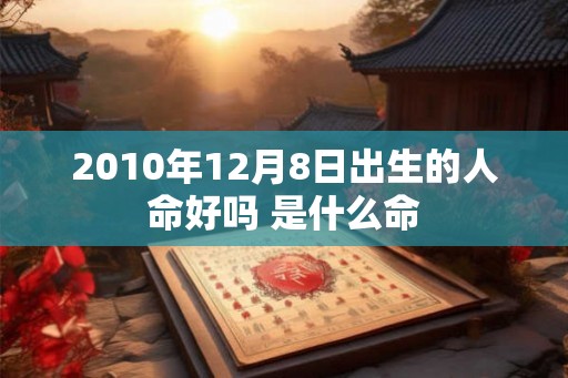2010年12月8日出生的人命好吗 是什么命