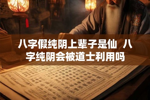 八字假纯阴上辈子是仙 八字纯阴会被道士利用吗 八字假纯阴上辈子是仙 八字纯阴会被道士利用吗