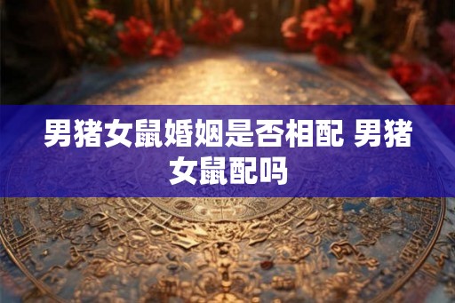 男猪女鼠婚姻是否相配 男猪女鼠配吗 男猪女鼠婚姻是否相配 男猪女鼠配吗