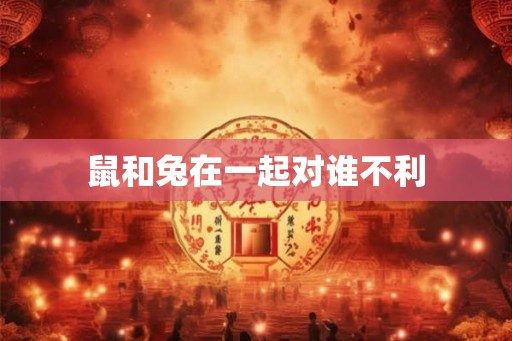 鼠和兔在一起对谁不利