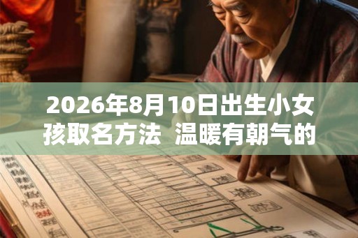 2026年8月10日出生小女孩取名方法  温暖有朝气的名字