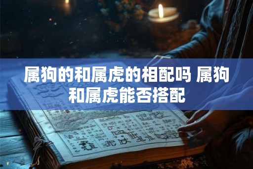 属狗的和属虎的相配吗 属狗和属虎能否搭配
