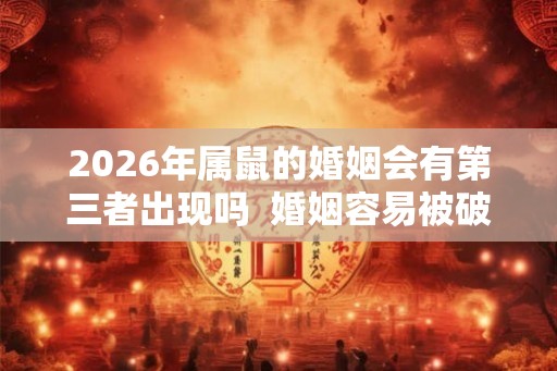 2026年属鼠的婚姻会有第三者出现吗  婚姻容易被破坏吗