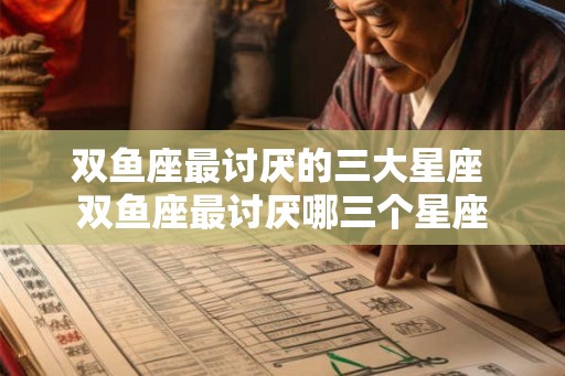双鱼座最讨厌的三大星座 双鱼座最讨厌哪三个星座
