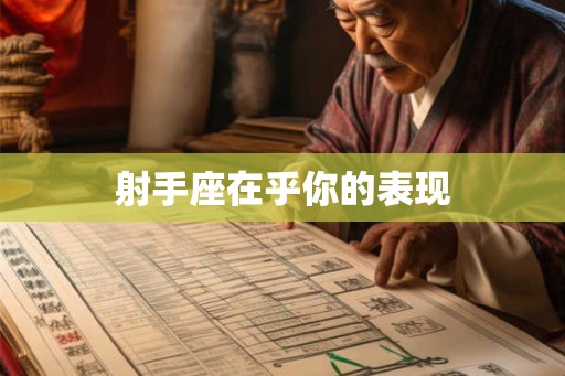 射手座在乎你的表现