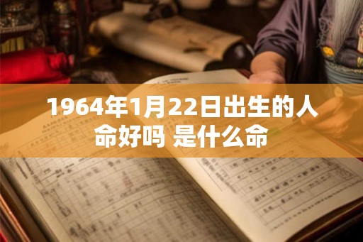 1964年1月22日出生的人命好吗 是什么命 1964年1月22日出生的人命好吗 是什么命