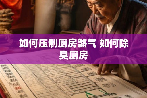 如何压制厨房煞气 如何除臭厨房