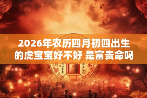 2026年农历四月初四出生的虎宝宝好不好 是富贵命吗