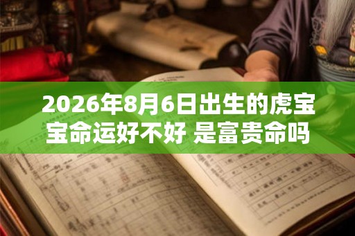 2026年8月6日出生的虎宝宝命运好不好 是富贵命吗