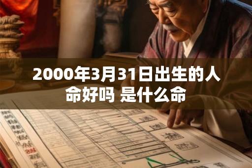 2000年3月31日出生的人命好吗 是什么命 2000年3月31日出生的人命好吗 是什么命