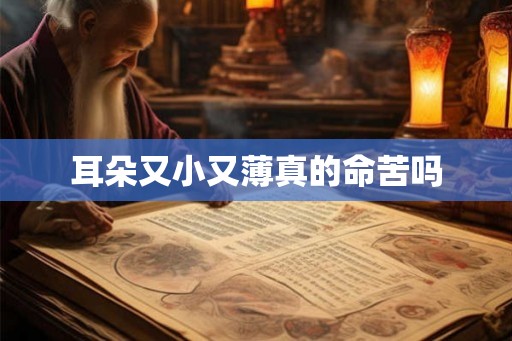 耳朵又小又薄真的命苦吗