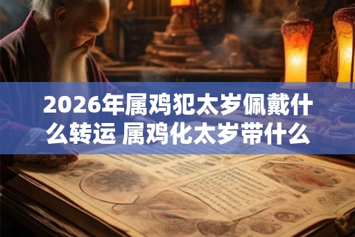 2026年属鸡犯太岁佩戴什么转运 属鸡化太岁带什么东西最好 2026年属鸡犯太岁佩戴什么转运 属鸡化太岁带什么东西最好