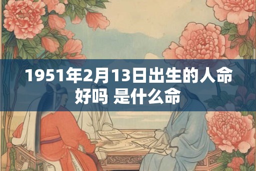 1951年2月13日出生的人命好吗 是什么命