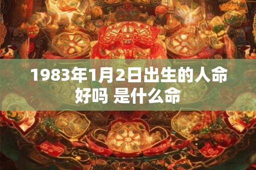 1983年1月2日出生的人命好吗 是什么命