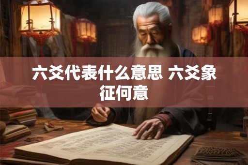 六爻代表什么意思 六爻象征何意
